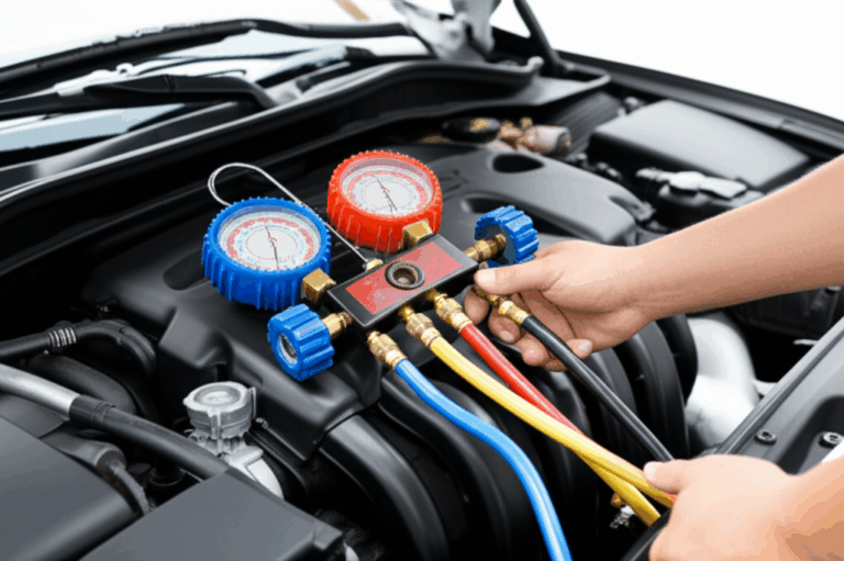 Master Your AC A Step by Step Guide to Using Orion Motor Tech Manifold Gauges for Automotive Diagnostics Recharging